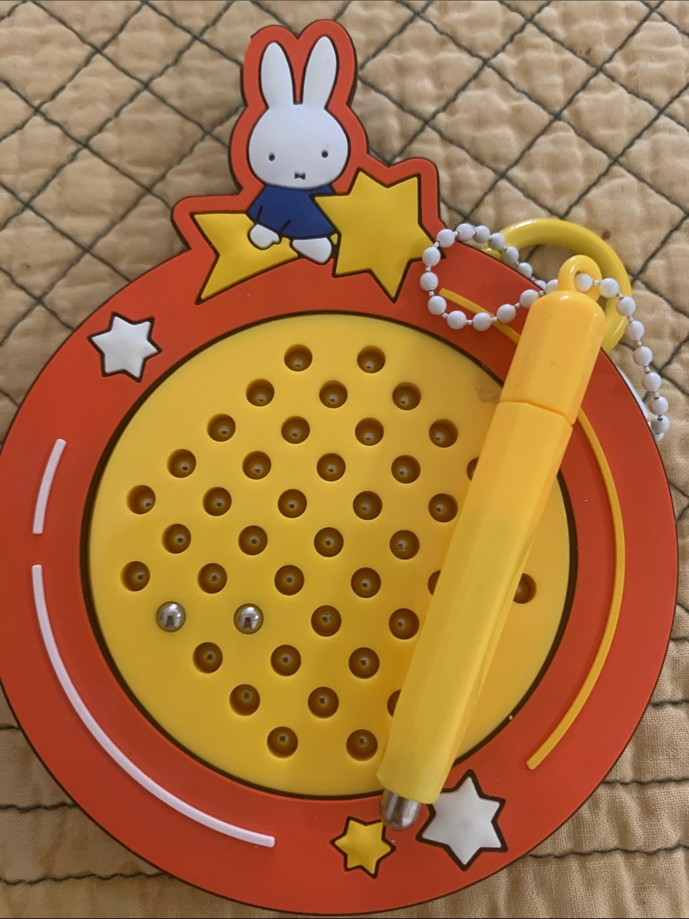 Miffy Magnetic Maze Stylus Toy in Yellow and Orange - Kids Learning Toy